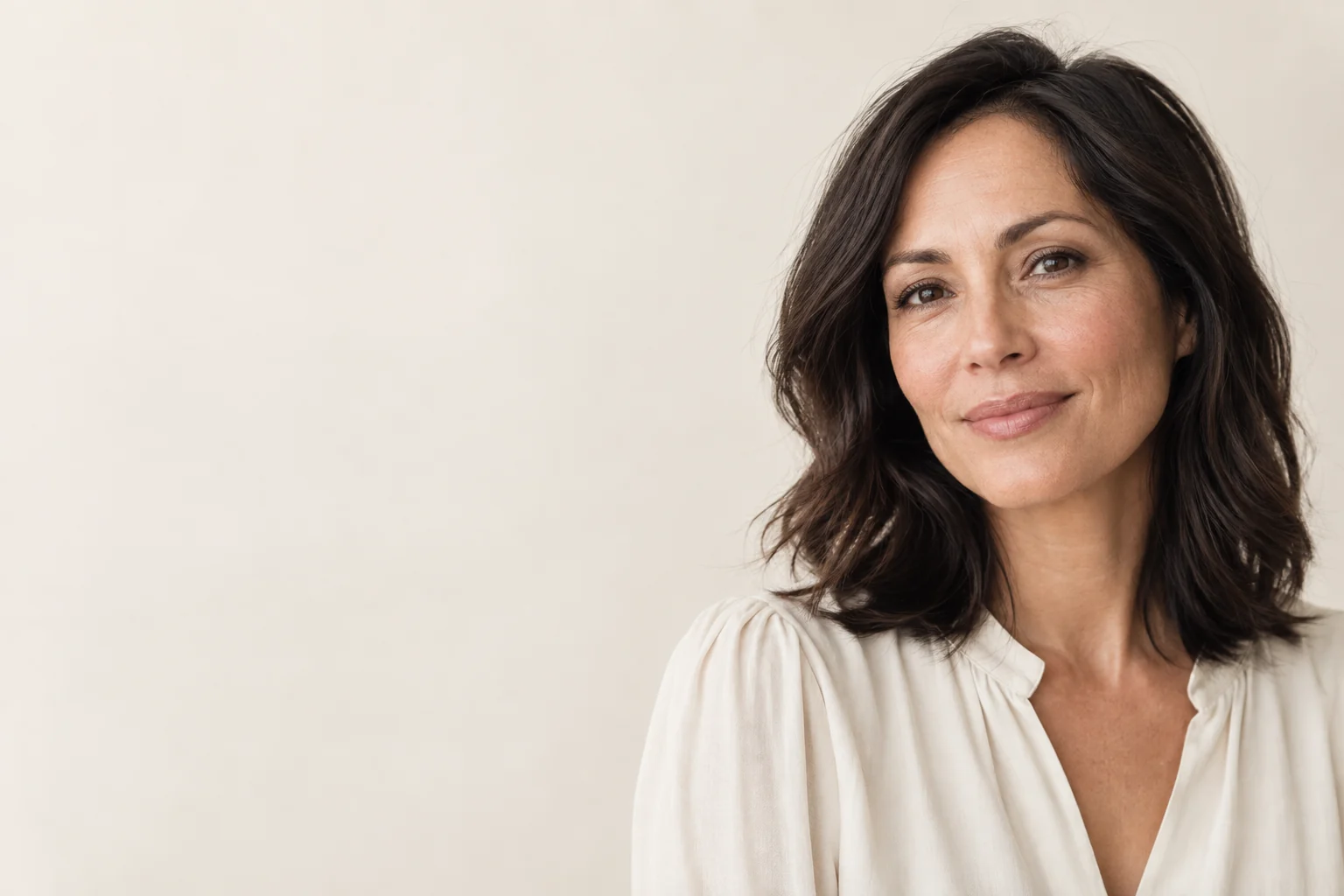 Portrait of a woman in soft natural light
